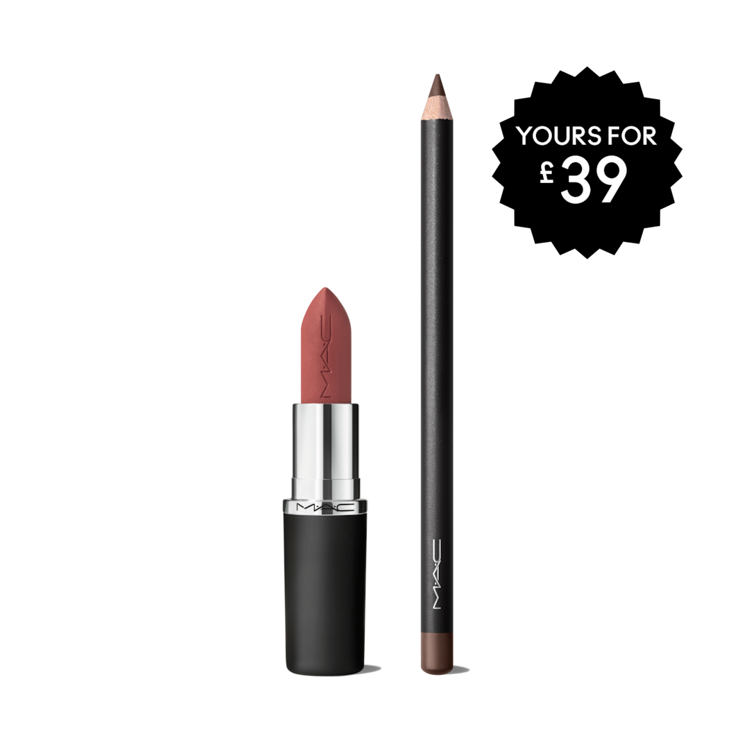 MACXIMAL Velvet Teddy x Chestnut Lip Kit