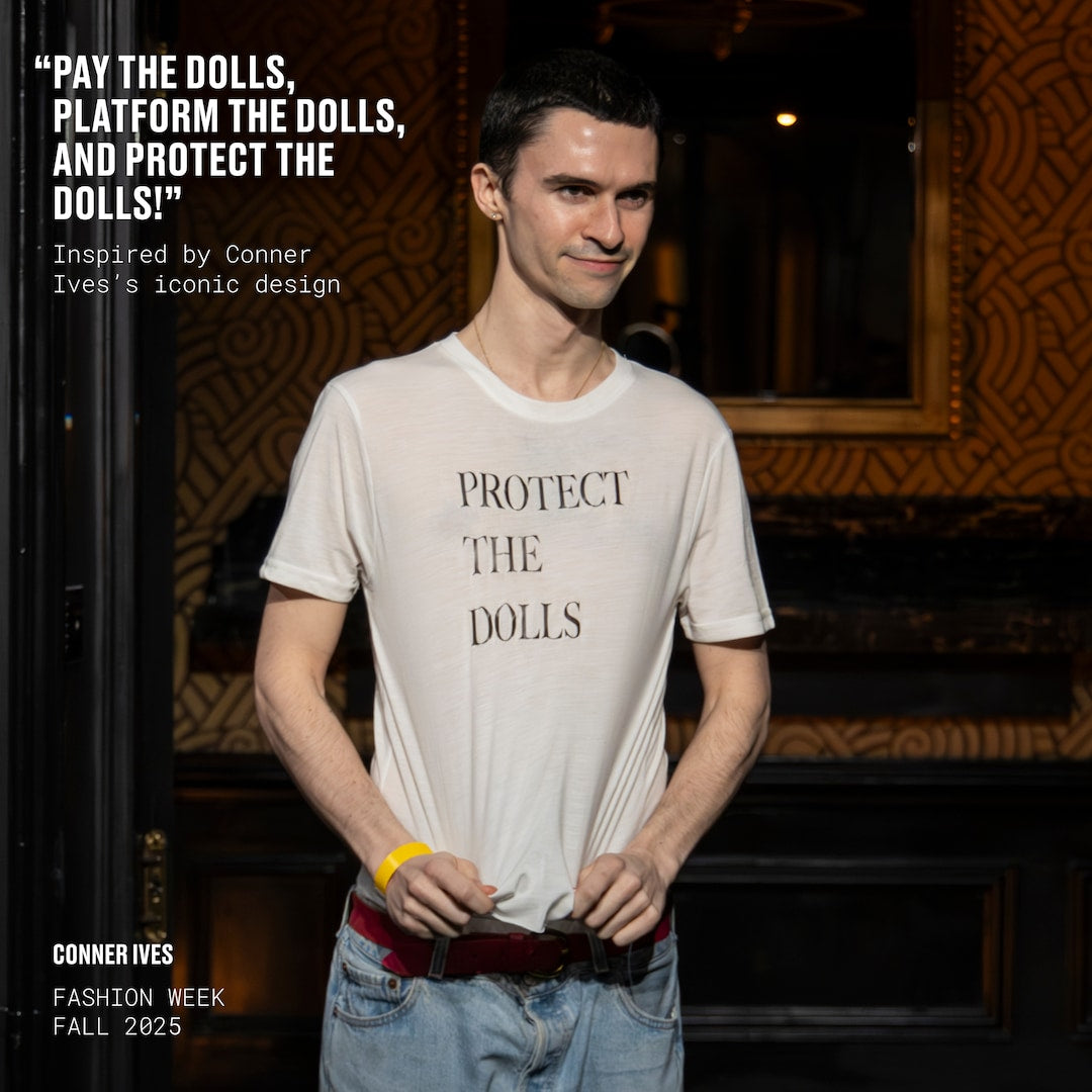 M·A·C VIVA GLAM x Conner Ives “Protect the Dolls” Shirt