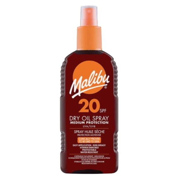 Malibu SPF 20 Dry Oil Spray (200ml) - Interactive Group