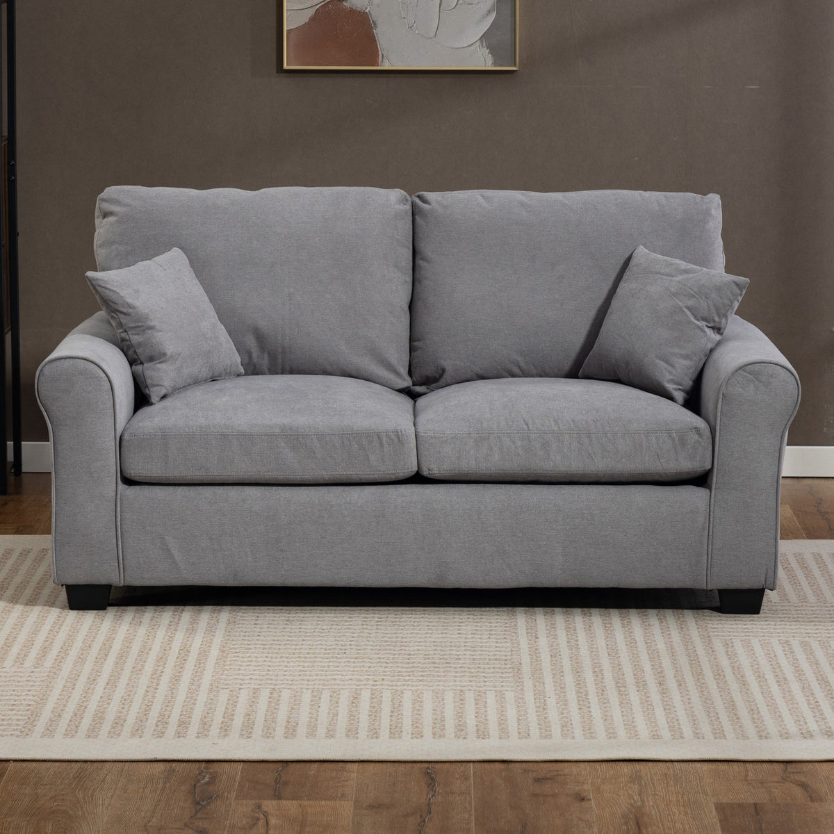 Artemis Home Lewiston Fabric Pull Out Sofabed - Grey
