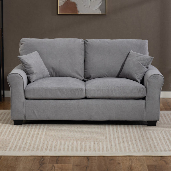 Artemis Home Lewiston Fabric Pull Out Sofabed - Grey