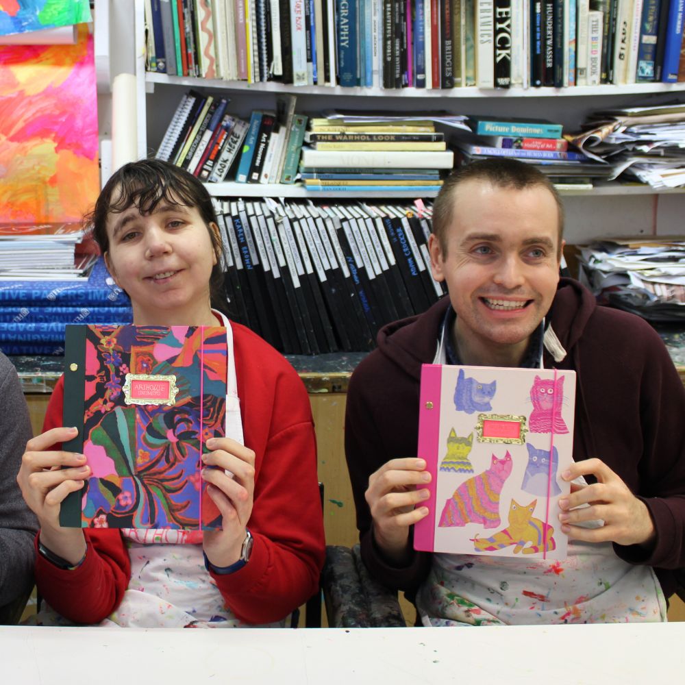 Portico Designs - Arthouse Unlimited Miaow A5 Hard Cover Diary - Interactive Group