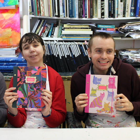 Portico Designs - Arthouse Unlimited Miaow A5 Hard Cover Diary - Interactive Group