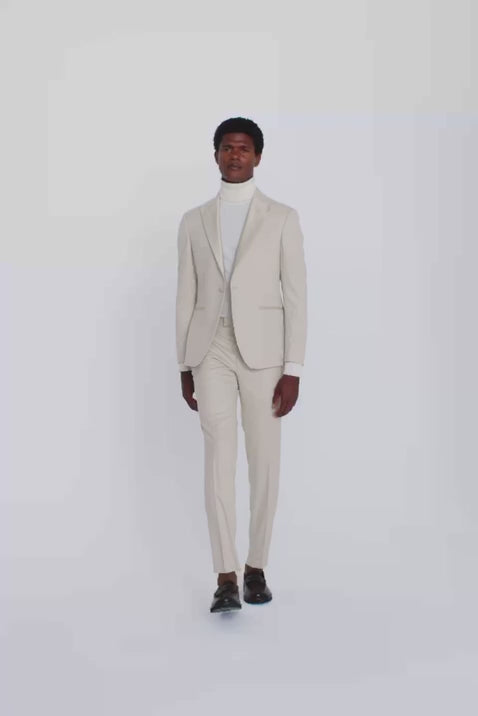 Slim Fit Light Camel Tuxedo Jacket