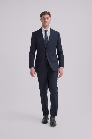 Tailored Fit Navy Performance Suit