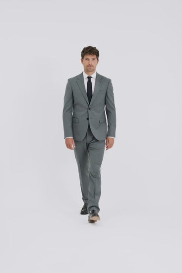 Slim Fit Teal Suit