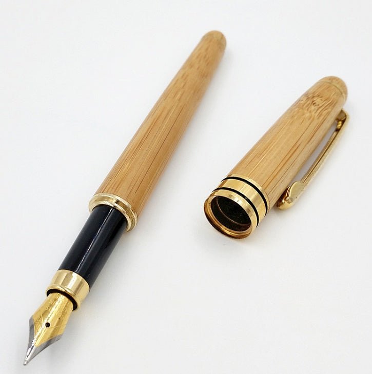 Customer Gift Branded Neutral Bamboo Pen - Interactive Group