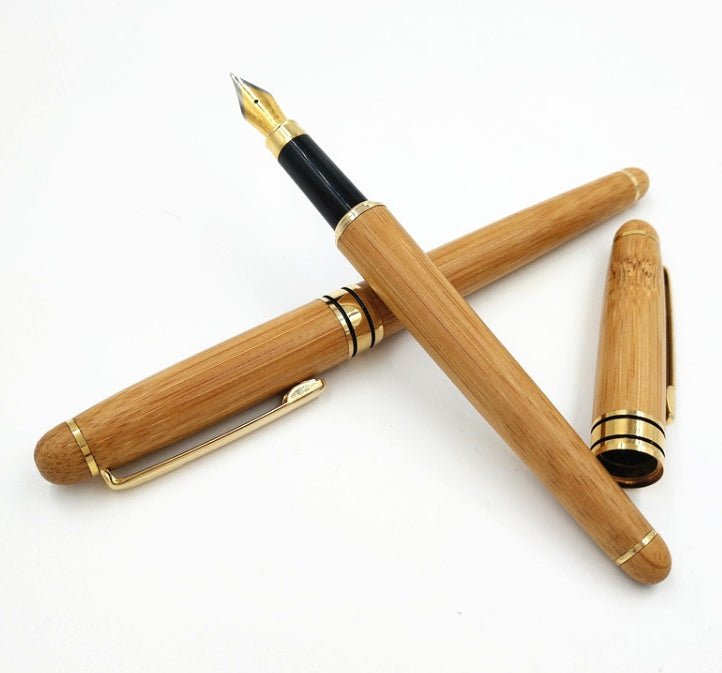 Customer Gift Branded Neutral Bamboo Pen - Interactive Group