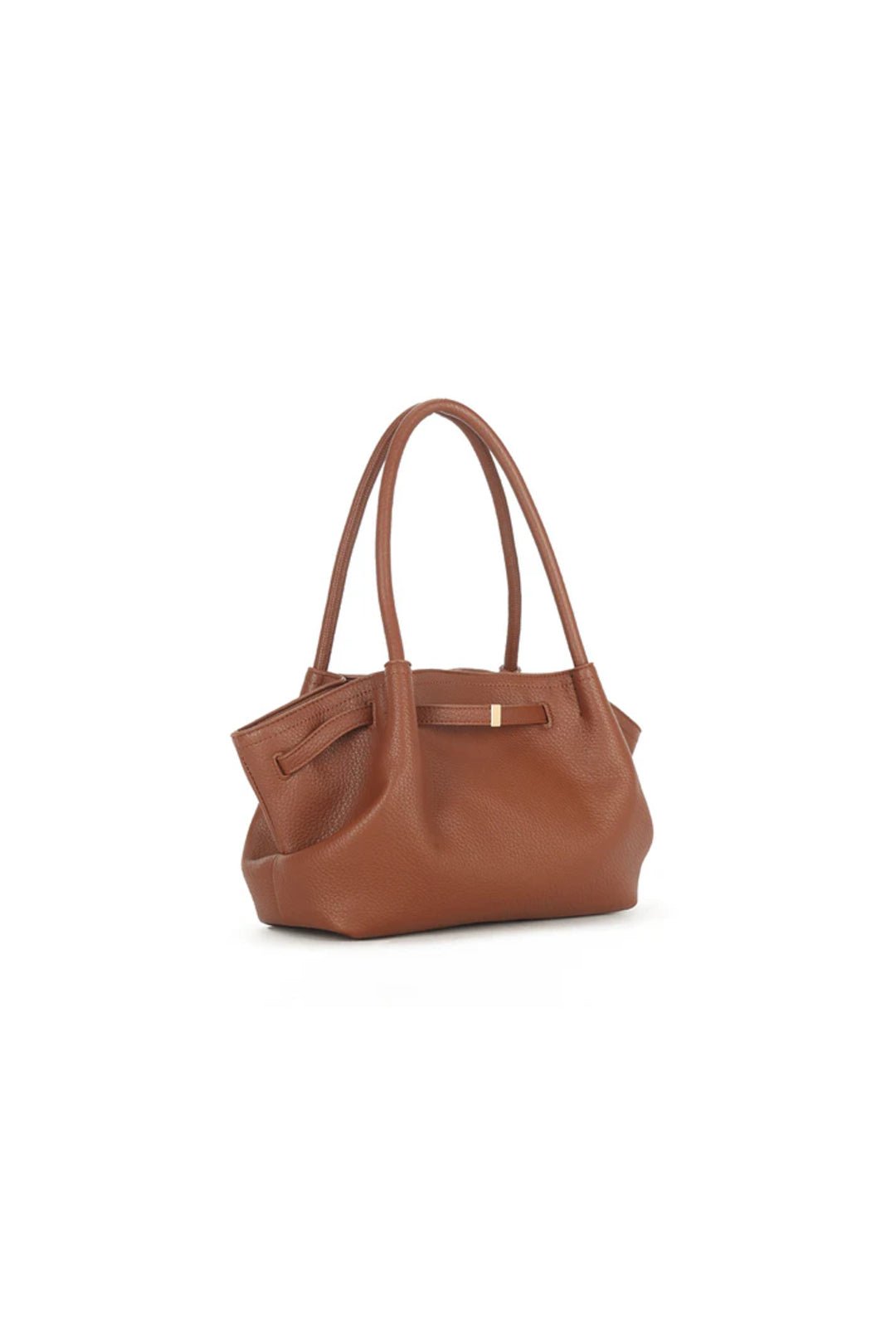 Brown Faux Leather Medium Tote Bag - Interactive Group
