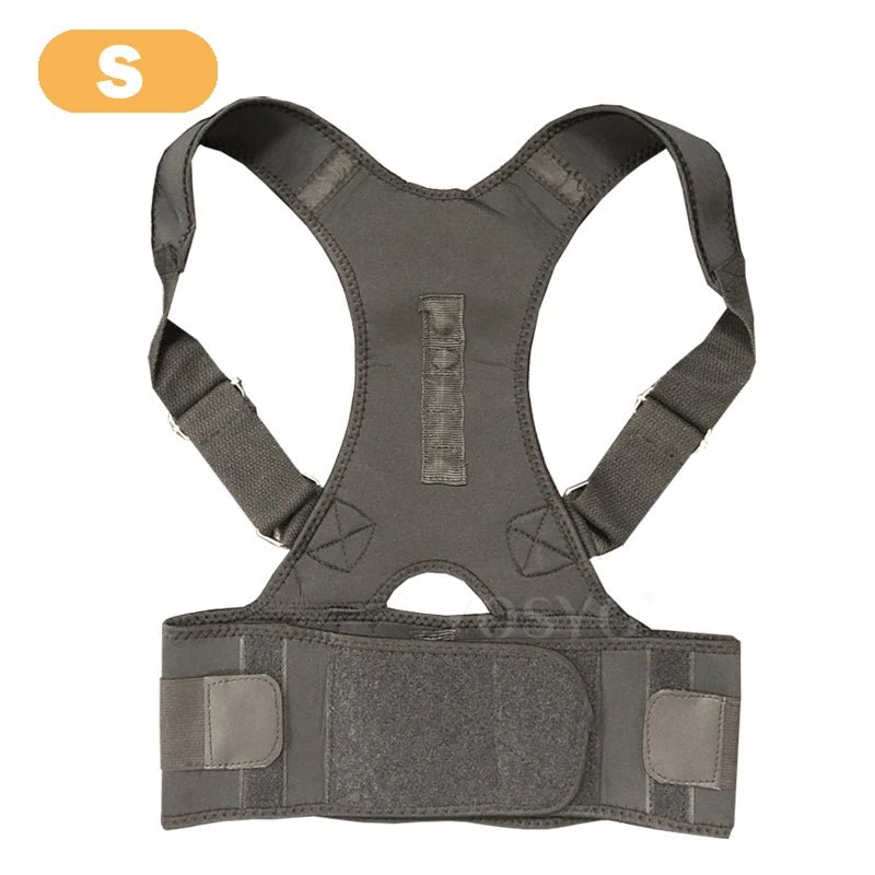 Posture Corrector Magnetic Therapy Brace Shoulder Back Support Belt - Interactive Group