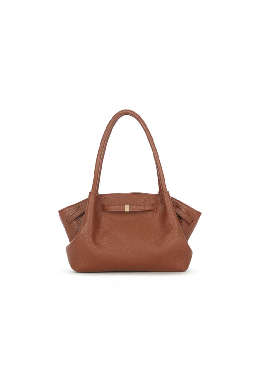 Brown Faux Leather Medium Tote Bag - Interactive Group