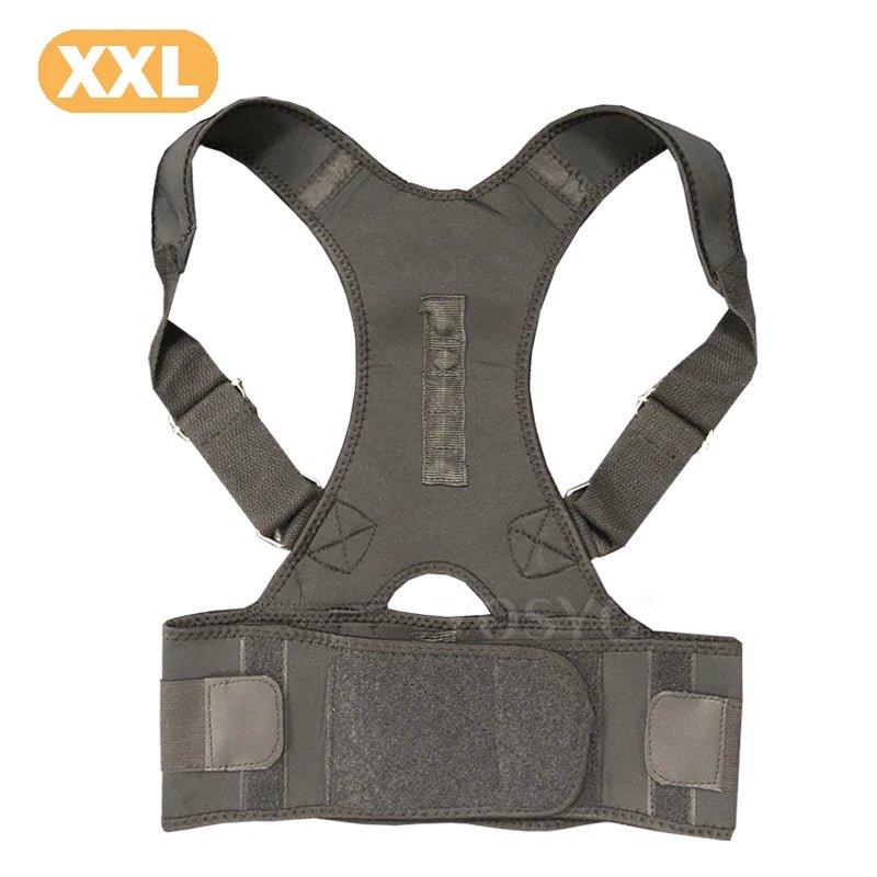 Posture Corrector Magnetic Therapy Brace Shoulder Back Support Belt - Interactive Group