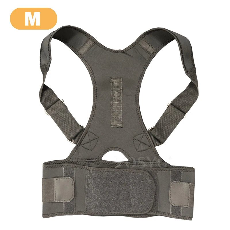 Posture Corrector Magnetic Therapy Brace Shoulder Back Support Belt - Interactive Group