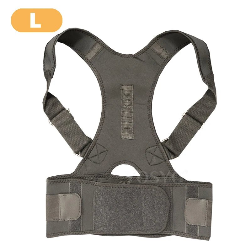 Posture Corrector Magnetic Therapy Brace Shoulder Back Support Belt - Interactive Group