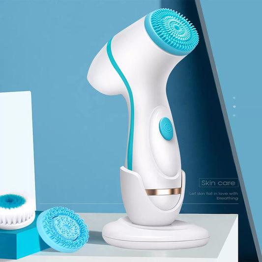 Facial Cleansing Brush Sonic Nu Face Spin Brush Set - Interactive Group