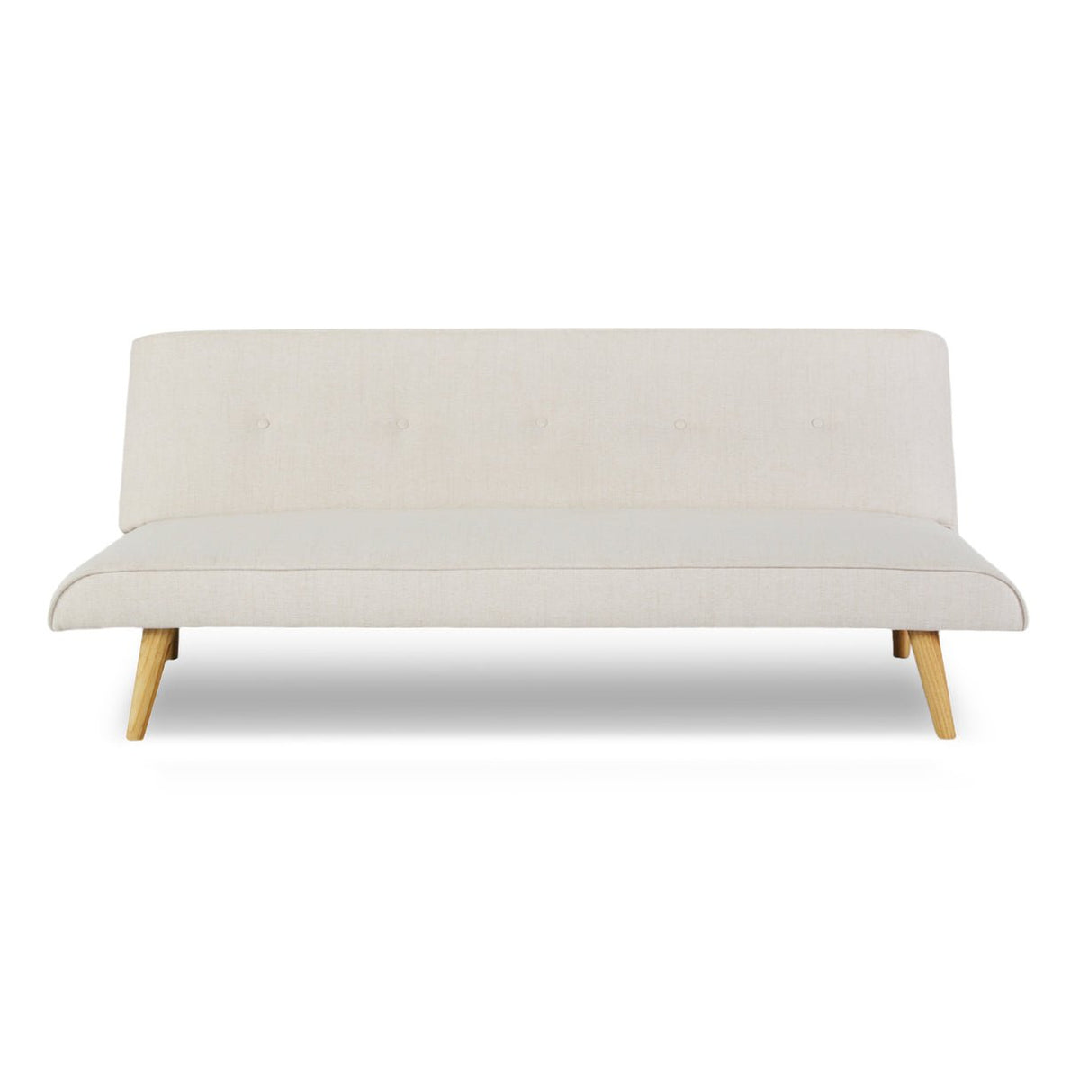 HomeGardenDirect Lucca Click Clack 3 Seater Sofa Bed - Light Grey