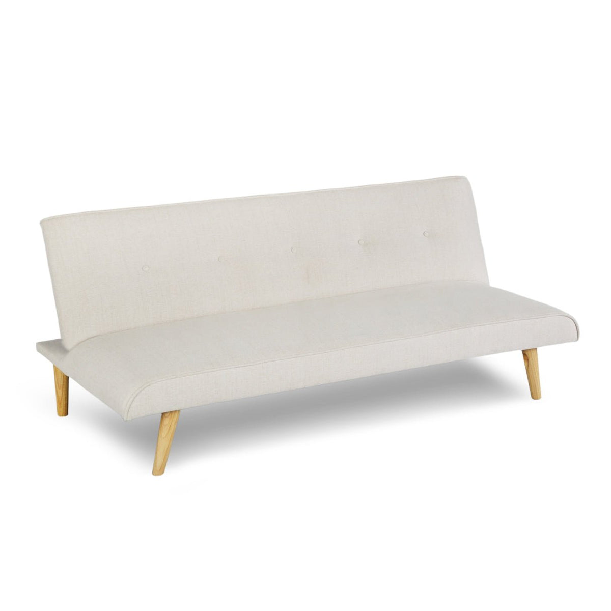 HomeGardenDirect Lucca Click Clack 3 Seater Sofa Bed - Light Grey