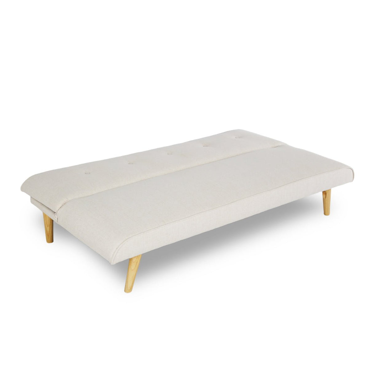 HomeGardenDirect Lucca Click Clack 3 Seater Sofa Bed - Light Grey