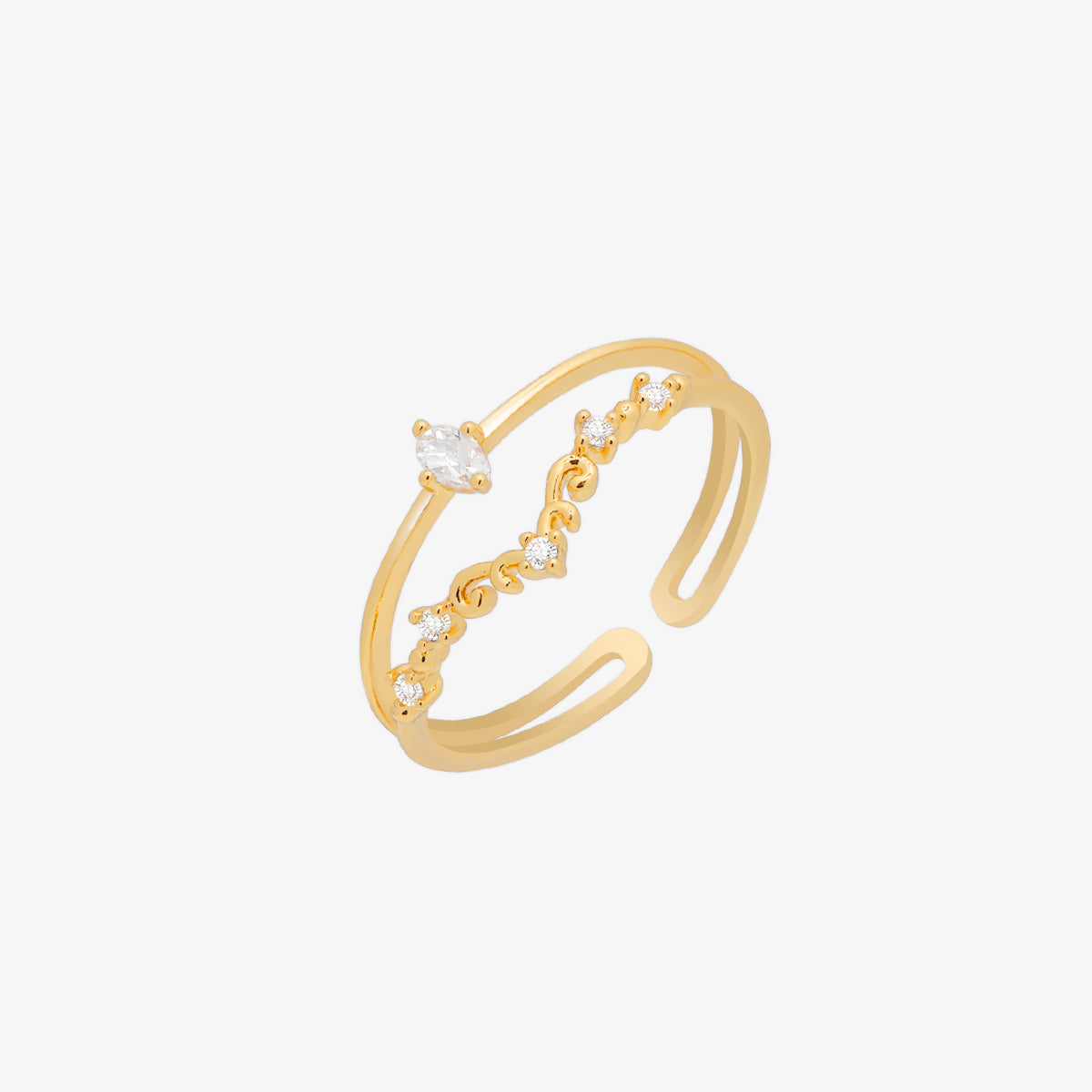 Cubic Harmony Layered Ring - Interactive Group