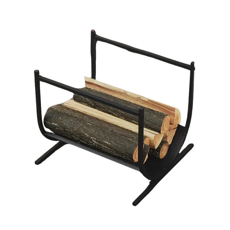 Fireplace Rack with Wood Storage - Interactive Group