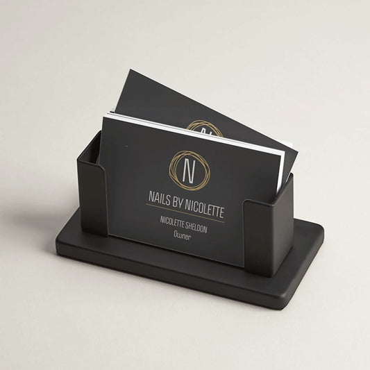 Steel Desk Business Card Holders