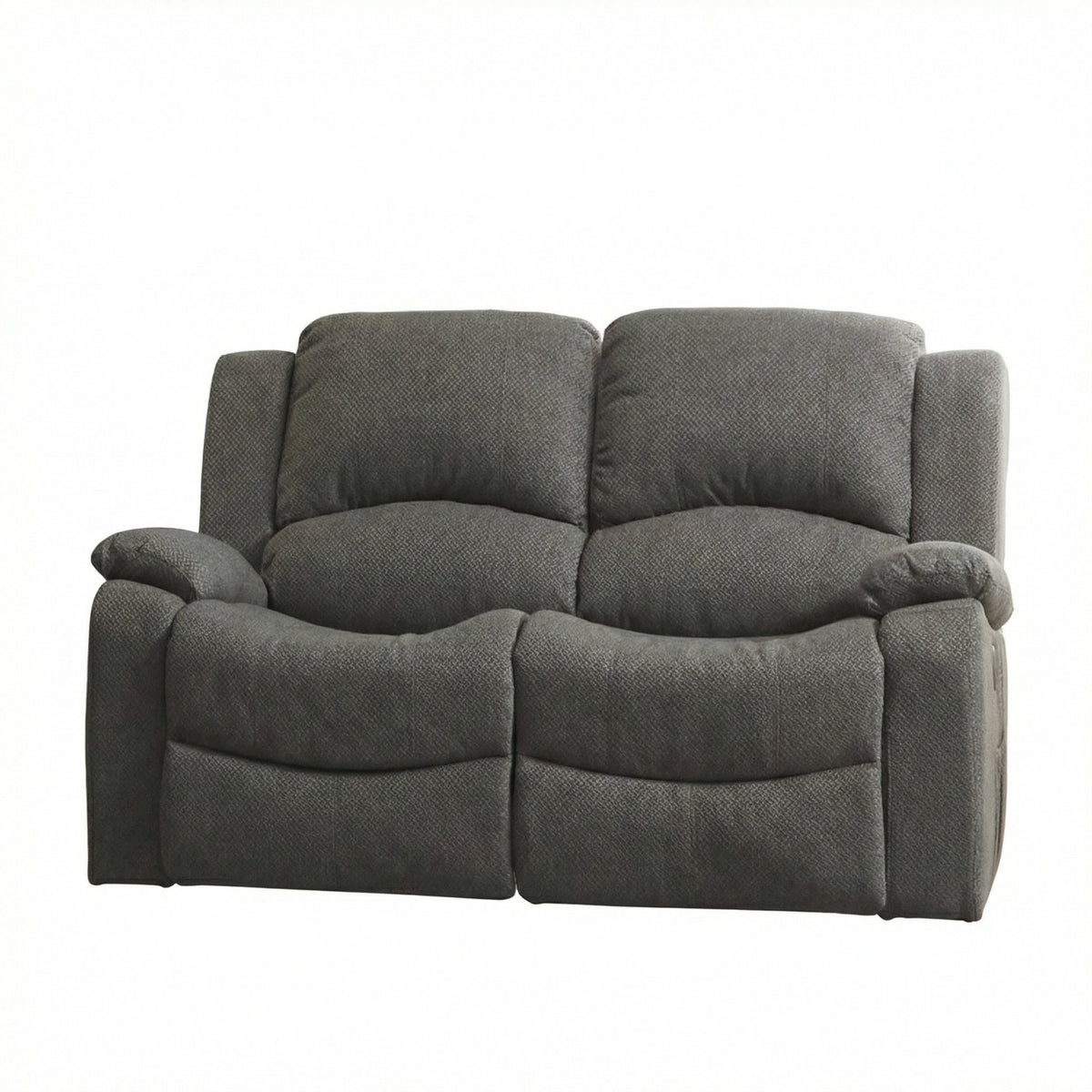 Artemis Home Marldon 2 Seat Manual Recliner Sofa - Dark Grey